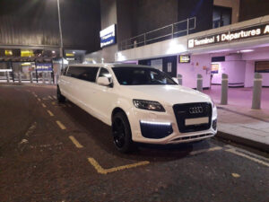 Audi Limousine Hire Front View Manchester